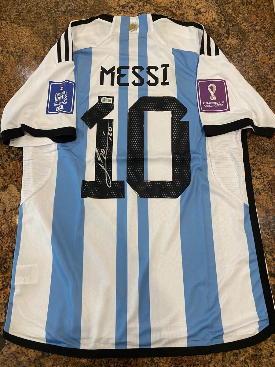Camisola Messi Autografada
